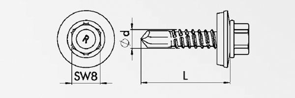 REFABO R-K-4,8x - Kohlenstoffstahl/ZI