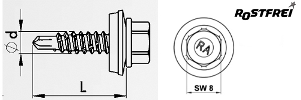 REFABO Plus RP-r-4,8x - Bimetall A2