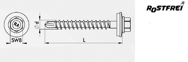 REFABO Plus RP-r-6,0x - Bimetall A2