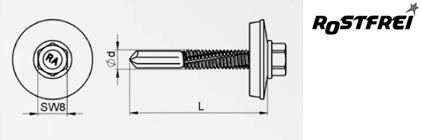 REFABO Plus RP-K12-5,5x - Bimetall A2