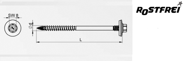 REFABO Plus RP-TD-P-6,0x - Bimetall A2