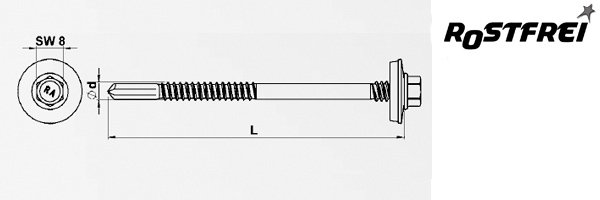 REFABO Plus RP-K12-P-5,5x - Bimetall A2