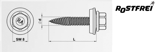 REFABO Plus RP-T2-4,5x - Bimetall A2