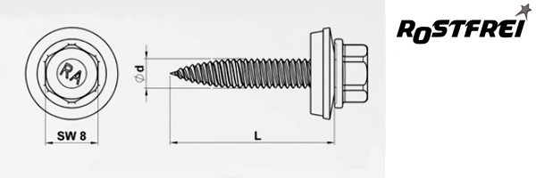 REFABO Plus RP-T2-4,5x - Bimetall A2