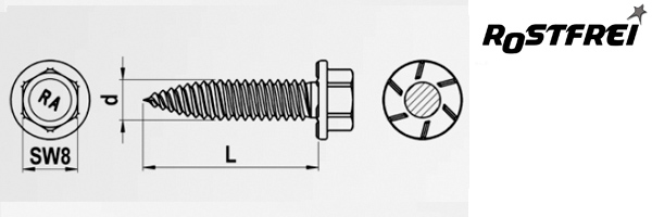 REFABO Plus RP-T2-6,0x - Bimetall A2