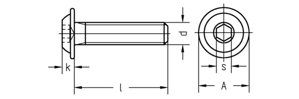 Linsenflanschschraube ISO 7380 - VZ