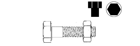 Sechskantschrauben DIN 601 - VZ